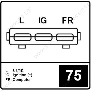 0986080610  BOSCH  ΔΥΝΑΜΟ  BMW MINI COOPER S + Works + John 1.6 102211-2232  0986080610  12V 105 Amp   PV6 X 49  ΔΥΝΑΜΟ MINI 	BMW Replacing 102211-2230 Lucas LRA2548 Hella CA1869 BMW-Mini 102211-2230 YLE102340 12-31-7-515-030 11049    - 